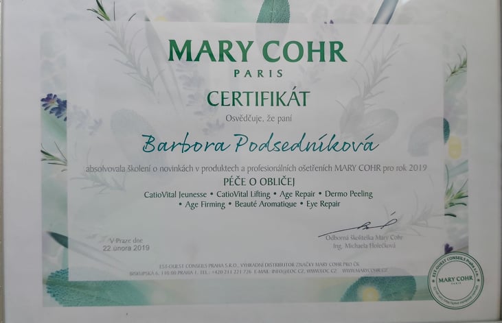 Certifikát